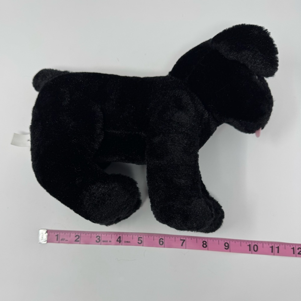 Melissa and Doug Black Lab Puppy Dog Plush Stuffed Animal, 11 inch, pet, pretend - Picture 8 of 9